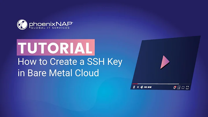 [TUTORIAL] How to Create an SSH Key in Bare Metal Cloud