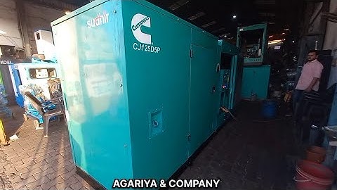 🔥125 kva Cummins silent generator with fully over load tested 197 amperes  @agariyaandcompany 🔥