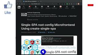 create Single-SPA root config Microfrontend Using create-single-spa