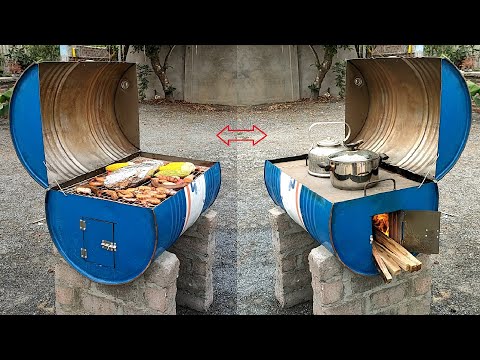 Vídeo: Barbacoa De Barril (29 Fotos): Com Fer Una Barbacoa I Una Graella A Partir D’un Barril Amb Un Volum De 60 I 200 Litres Amb Les Teves Mans, Una Barbacoa Casolana I Les Seves Dimensi