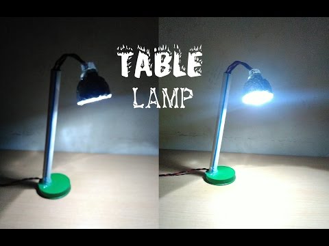 How To Make Table Lamp At Home - Easy Way - Sdik Rof