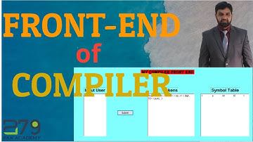 front end design of compiler in c#