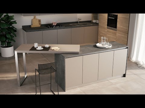 Sliding and revolving table top - Sestante by Atim - video from Atim Spa