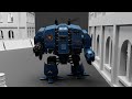 TABLETOP WARHAMMER 40K DREADNAUGHT GOING ROGUE (FAN ANIMATION)