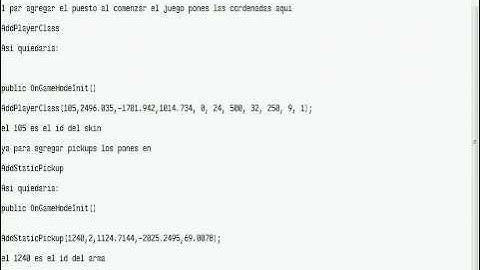 Tutorial pawno para gamemode samp