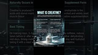 Creatine decoded- Boost strength, power and rebuild #creatine #supplementfacts #suppfactsdaily
