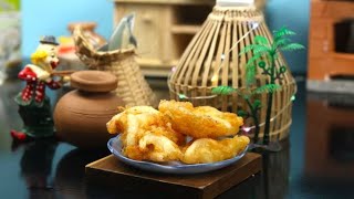 Miniature Cooking Fried Shrimp Recipe ASMR #0041