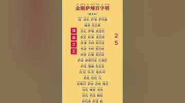 金刚萨埵百字明咒 108遍 | Vajrasattva 100-Syllable Mantra 108 Times (w Count Indicator)