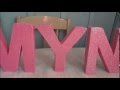 LETRAS 3 D EM E.V.A FÁCIL