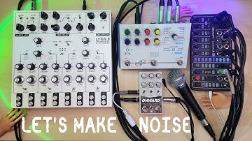 Menacing Industrial Noise Jam with the Lyra 8 Drone Synth Through Pedals (Microcosm & Onward)