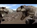 Tyrannosaurus fight
