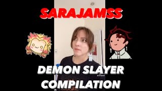 Demon Slayer TikTok Skits Compilation - @sarajamss