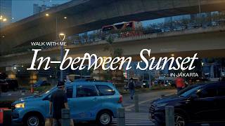 Download Lagu walk with me: in-between sunset in jakarta | a quiet city strolling vlog MP3