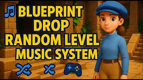 🎶Blueprint Drop: Random Level Music System🔀🕹️ #unrealengine #blueprints #game #ai  #music #tutorial
