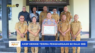 92 Raja Sbb Beri Anugerah Polisi Humanis Kepada Akbp Dennie Andreas Dharmawan