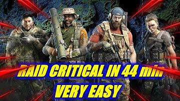 RAID CRITICAL 44 min SPEEDRUN VERY EASY! GHOST RECON BREAKPOINT @Sunset_Guy @ShaakBr-bq5jw