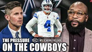 PRESSURE on the Cowboys?  REACTION to Dallas' 202425 season | SportsCenter