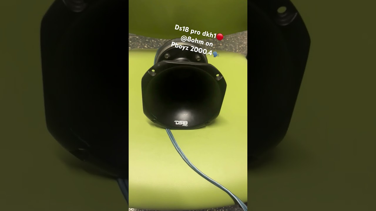 Ds18 prodkh1 🔴horn on a pboyz 2000.4 4 channel 