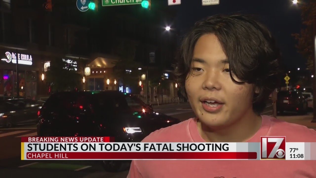 UNC students react after on campus deadly shooting - YouTube