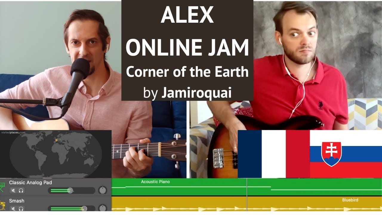 Corner of the Earth by Jamiroquai (cover by Alex online jams). YouTube
