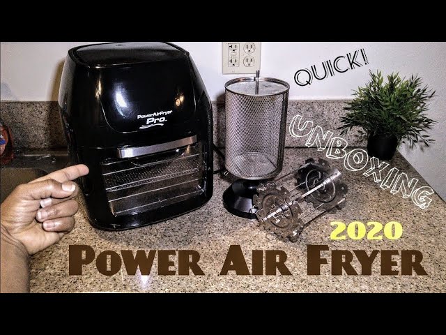 POWER AIR FRYER OVEN PRO- UNBOXING 2020 