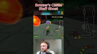 Bowser's Castle Staff Ghost TT #MarioKart #MarioKartDoubleDash #MarioKartShorts #retroachievements