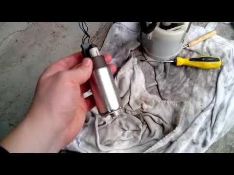 Замена Бензонасоса Чистка Сетки Replacement Fuel Pump Renault