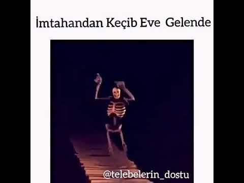 imtahandan eve kecib gelende men