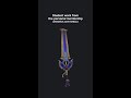 Stylized 3D Sword – student project