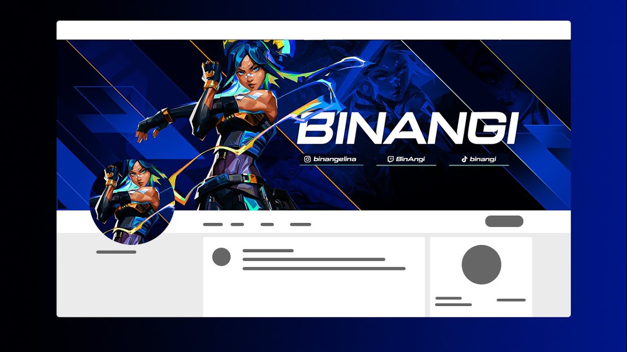 Neon Twitter Header || Neon Valorant Banner Design