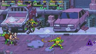 Teenage Mutant Ninja Turtles: Shredder&#39;s Revenge 6 Player Match