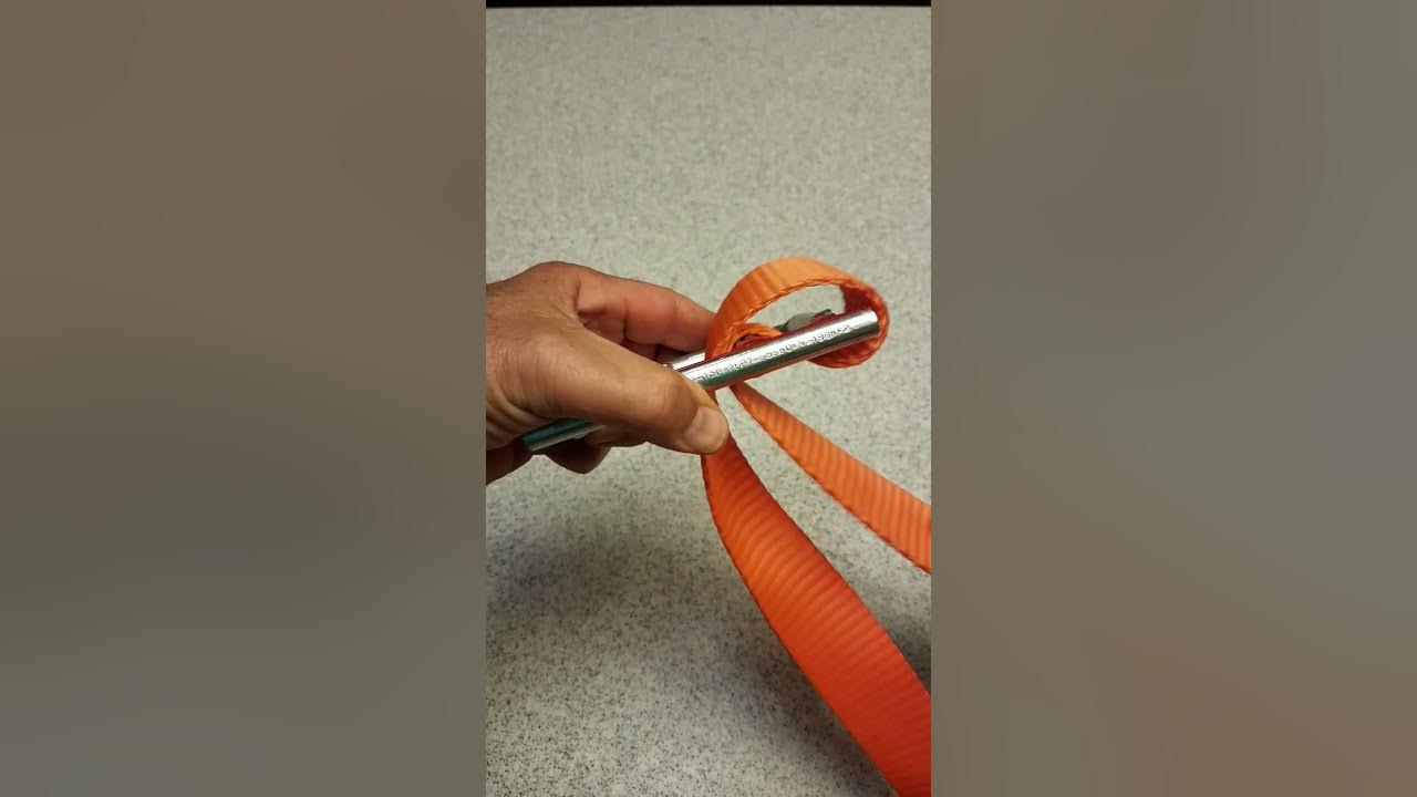 Threading Cordstrap through a ladder buckle YouTube