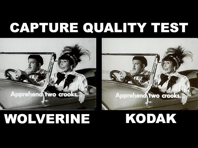 Wolverine vs Kodak Reels Capture Quality Black And White Film