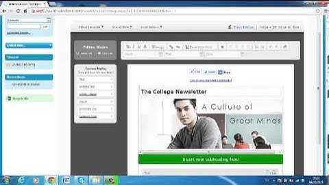mass mail in salesforce using vertical response