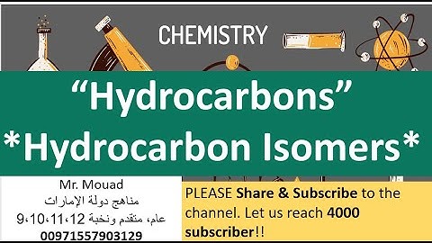 Hydrocarbons| Lesson 4: Hydrocarbon Isomers