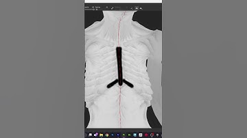 Painting scattering and making some cool skin 👨🏽‍🎨 #3d #art #3dart