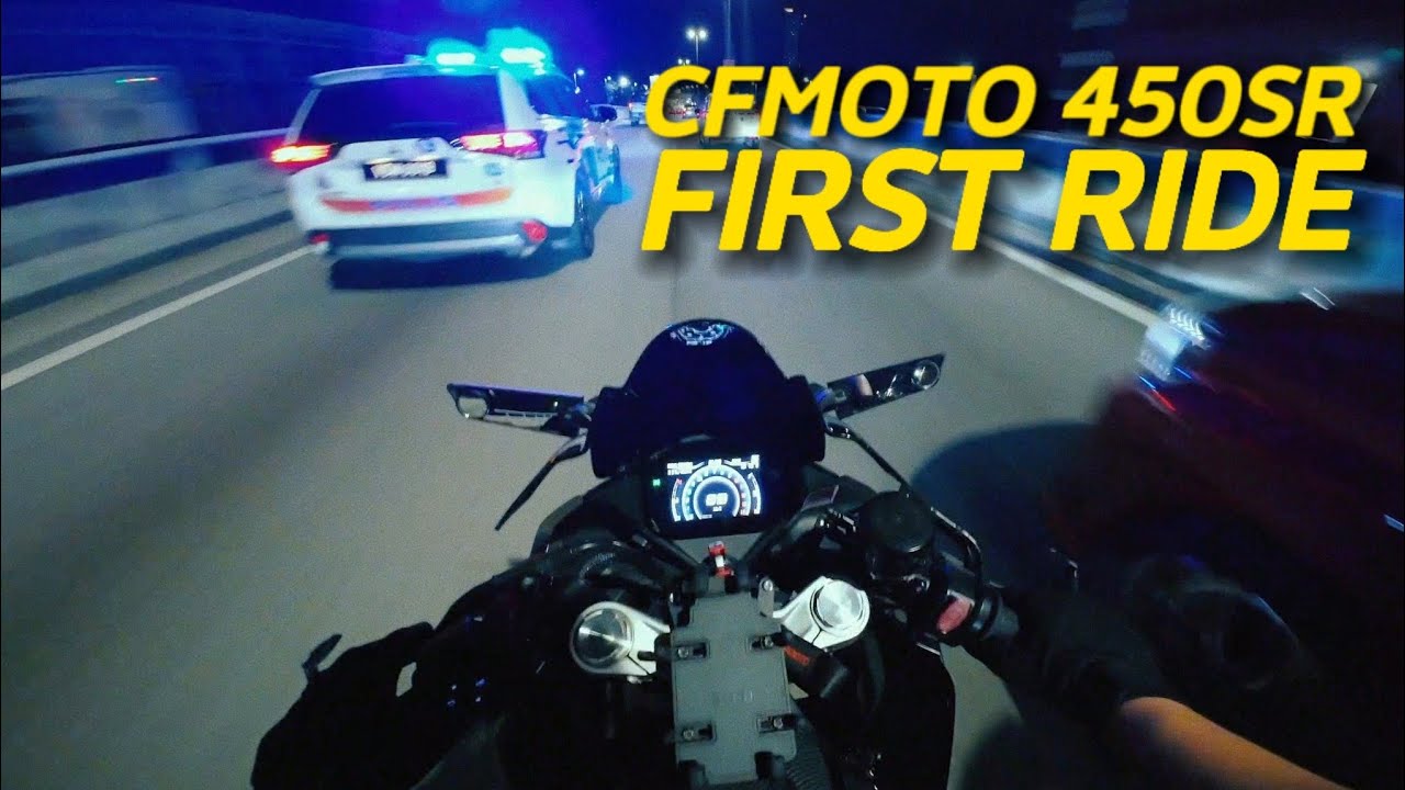 First Ride: CFMOTO 450SR POV Pure Bike Sound | DJI Osmo Action 4 + Mic Mini