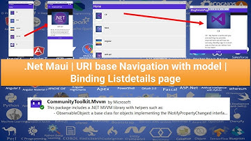 .Net Maui | URI base Navigation with model | Binding Listdetails page