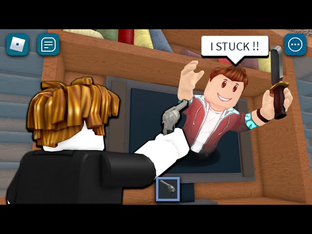 ROBLOX Murder Mystery 2 FUNNY MOMENTS (FAST) class=