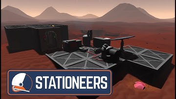 Surviving On Mars By Building Our Own Habitat ~ Stationeers #1