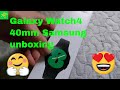 Galaxy Watch4 40mm Samsung unboxing