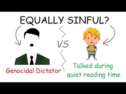 Is all sin equal in God's eyes?