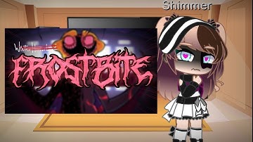 Me and my friends react to FNF corruption takeover|Frostbite| (The return of the corruption)