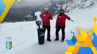 Українські сноубордисти працюють на зборі у Австрії