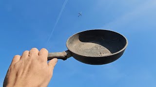 Never throw away an old frying pan. A brilliant idea