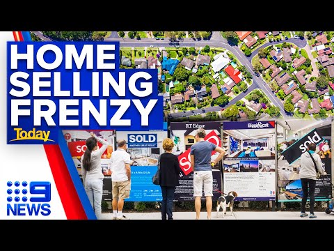 Sales period for aussie homes far shorter compared to pre-covid | 9 news australia