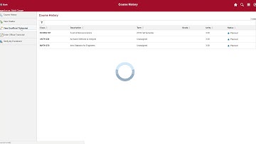 myWSU - View Your Unofficial Transcript