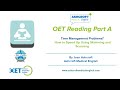 OET Reading Part A- How to Speed Up Using Skimming and Scanning