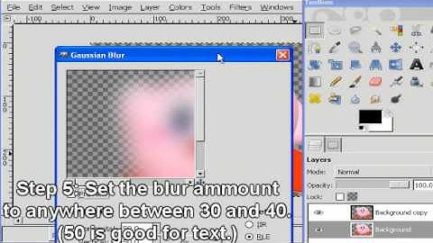 Adding a Glow Effect in GIMP 2.6
