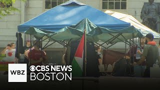 Protesters clear out encampment at Harvard University